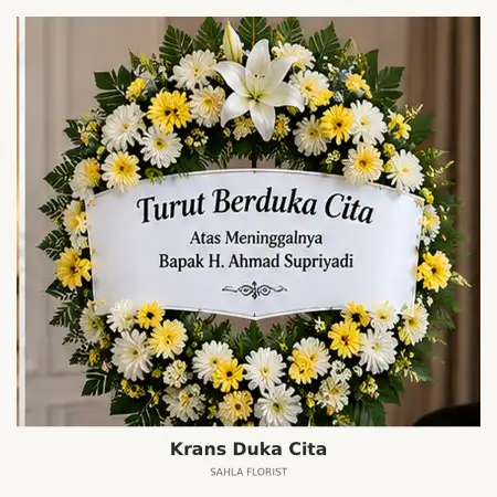 Krans Bunga Duka Rawamangun